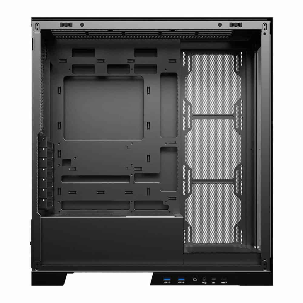 (image for) CiT Pro Diamond XR Black Mid Tower PC Case